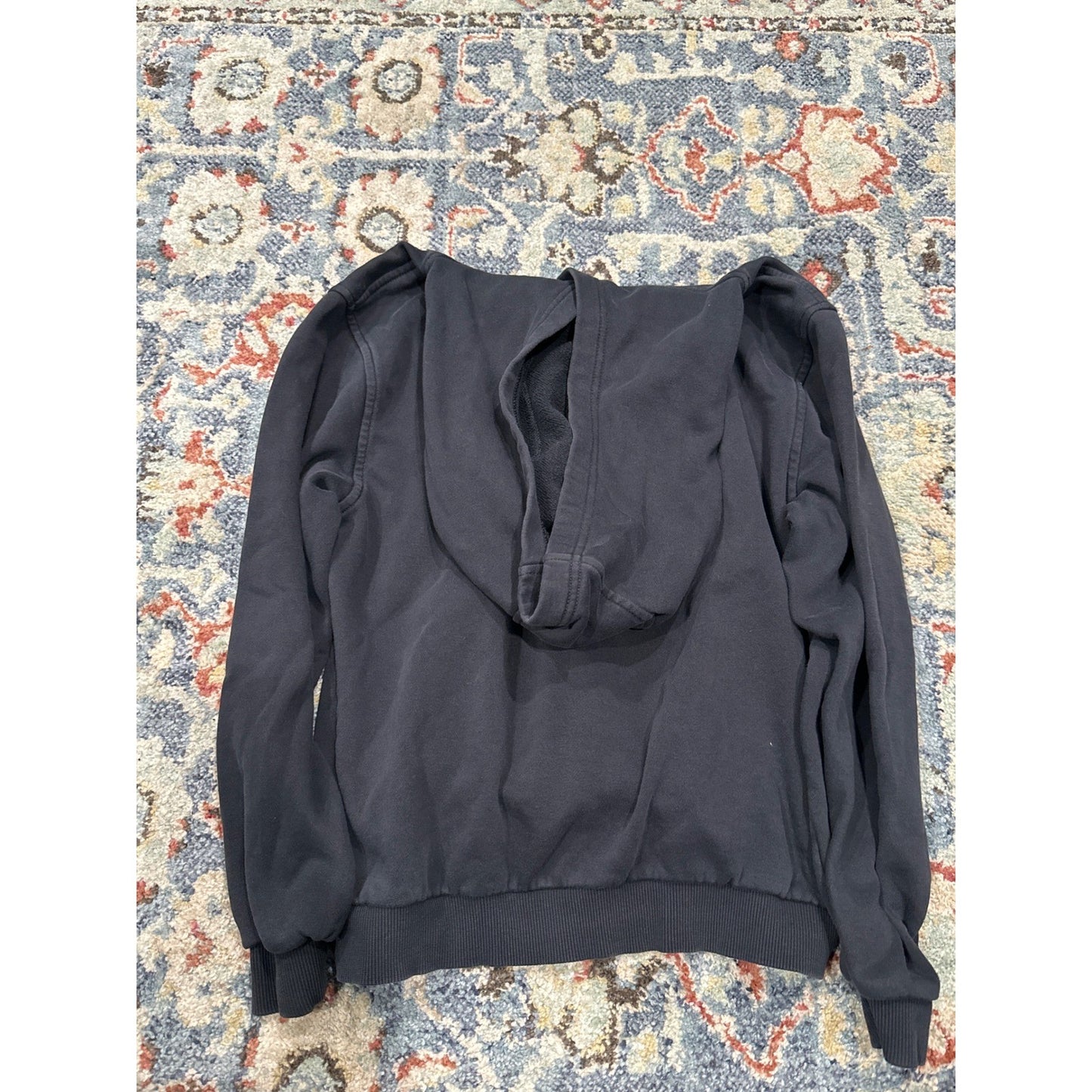 Nike Hoodie Boys Youth Large Black Futura Logo Fleece Pullover2
