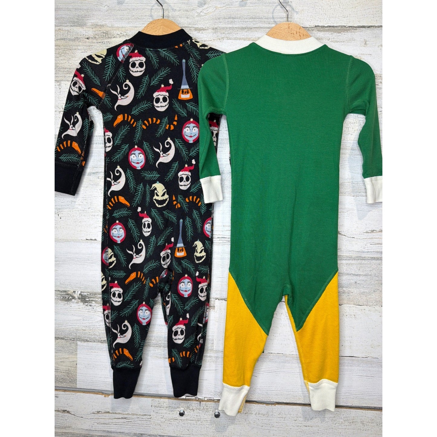 Hanna Andersson Pajamas Kids 18-24M Elf Nightmare Before Christmas Holiday5