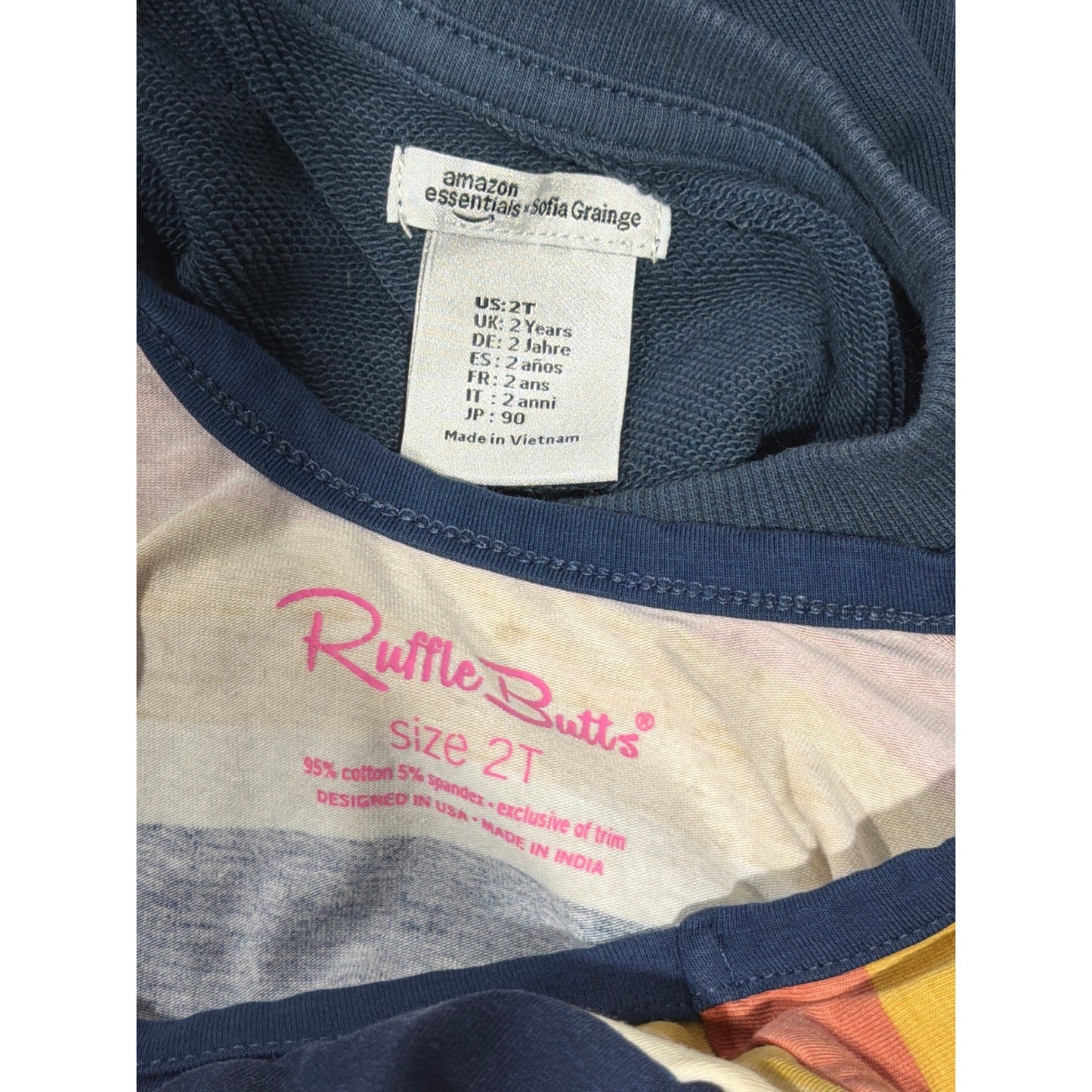 RuffleButts Amazon Essentials x Sofia Grainge Girls 2T Bundle *6