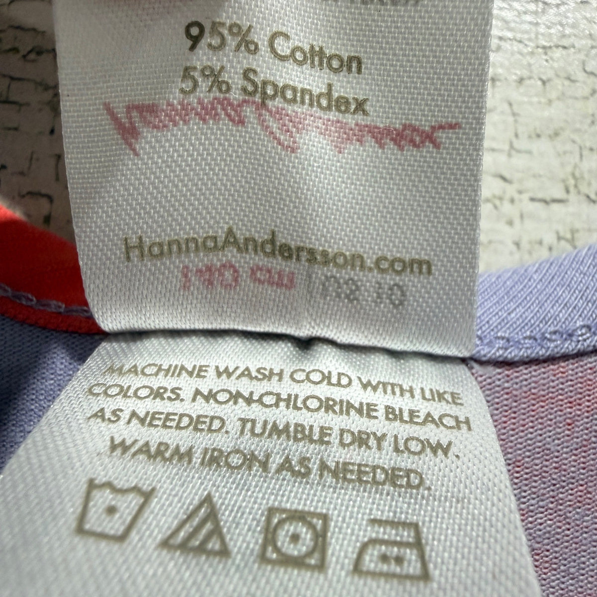 Hanna Andersson Dress Girls 10 Red Apple Print School EUC4