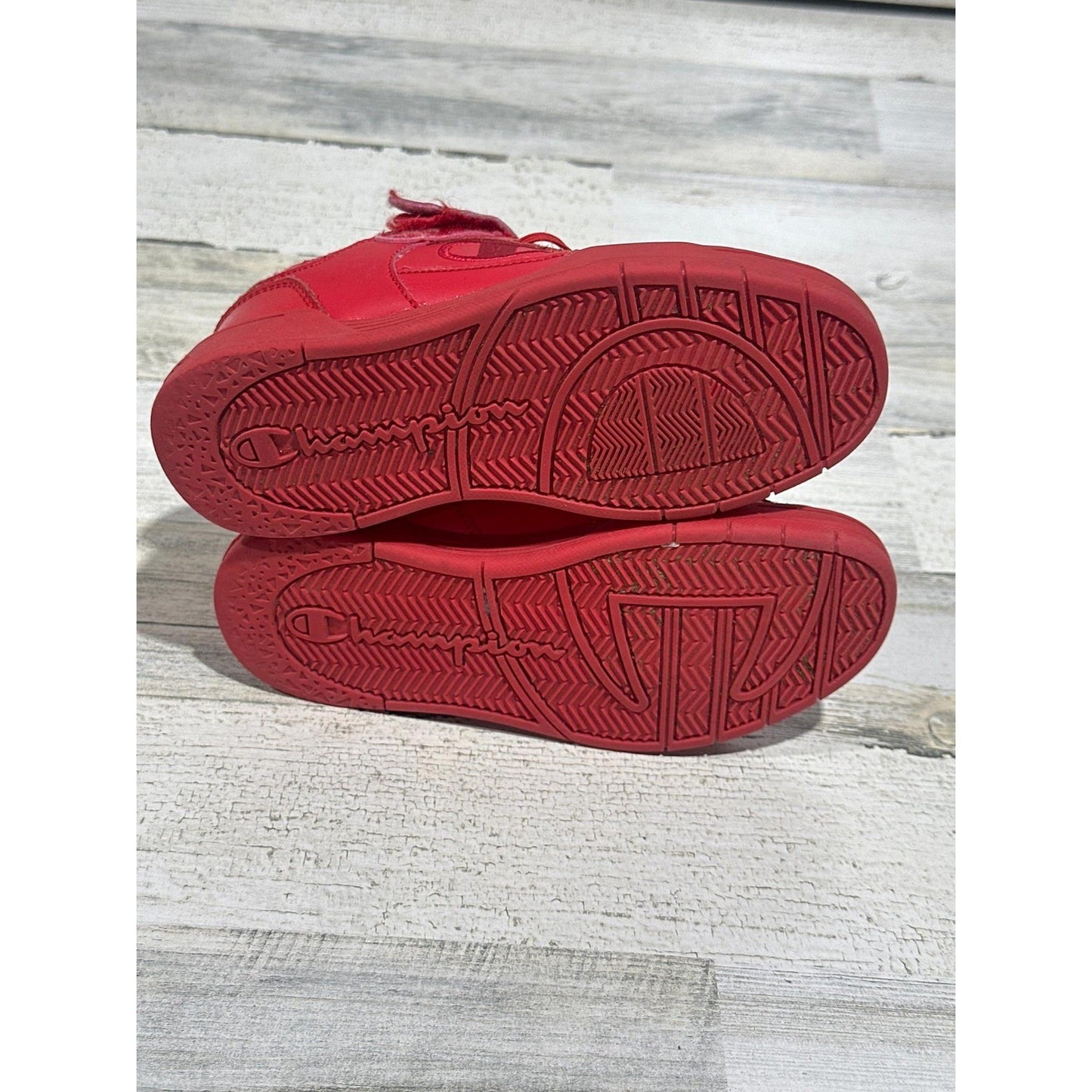 Champion Sneakers Boys Youth 2 Red Hook and Loop Athletic GUC1