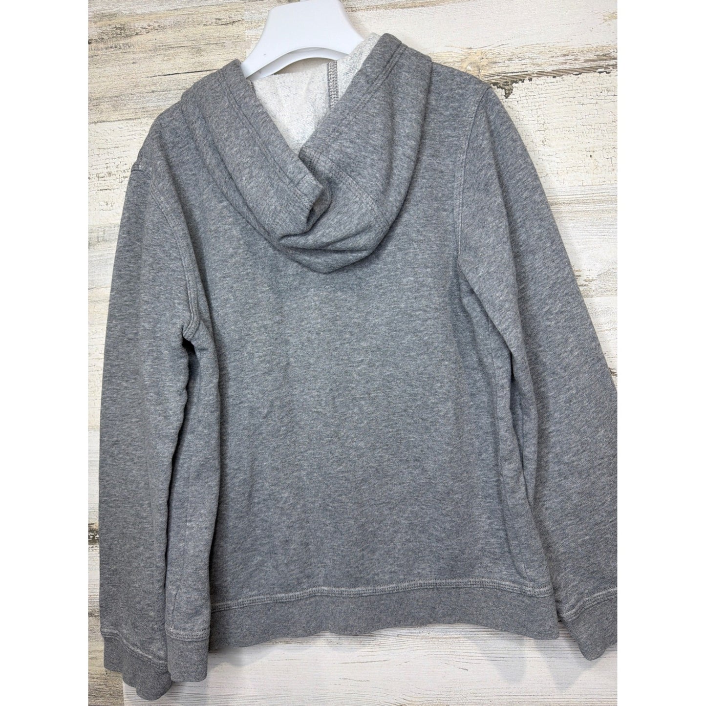 Nike Full Zip Hoodie Kids Youth Medium Gray Fleece Sportswear Athleisure EUC5