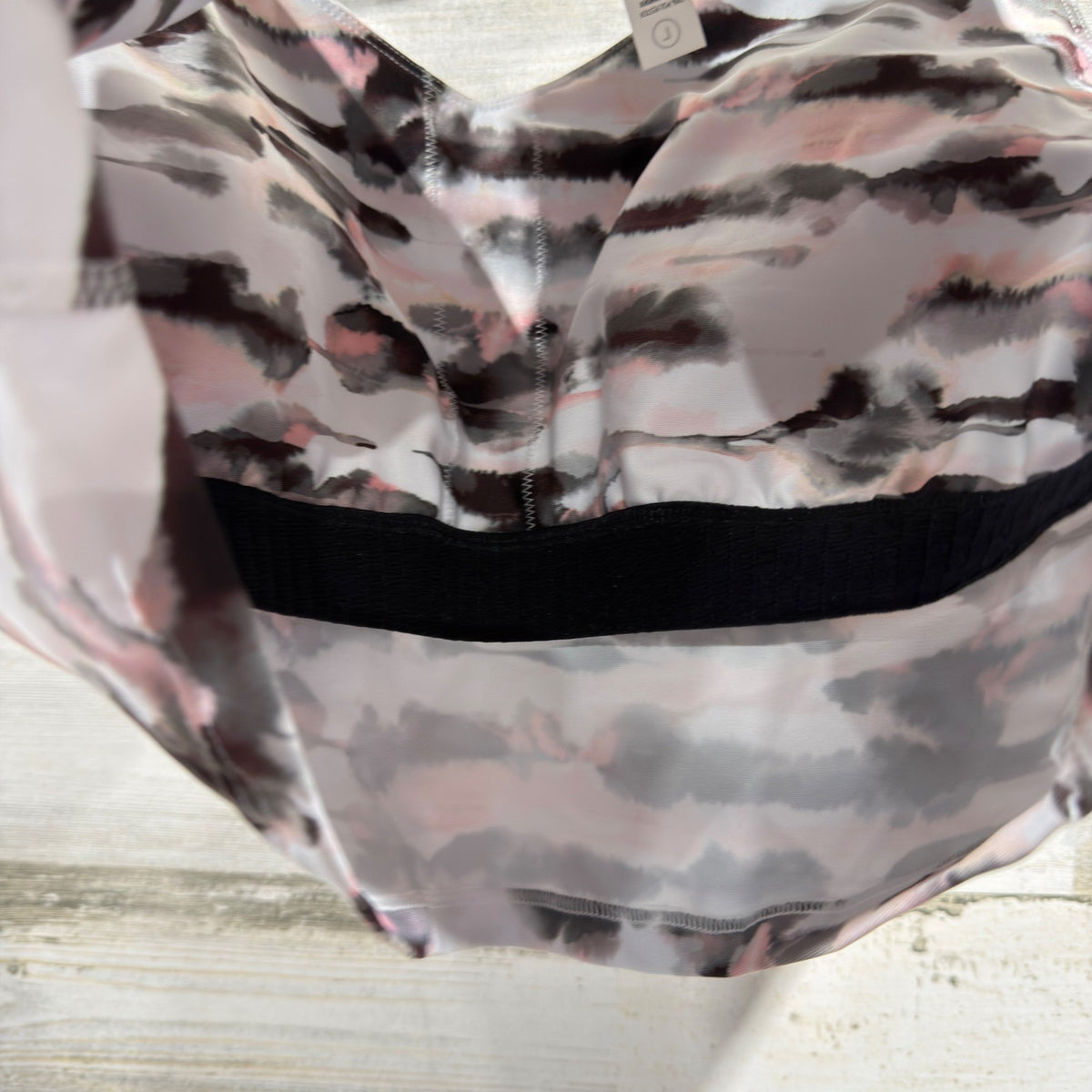 Kinesis The Active Project Crop Tank Women Large Pink Gray Activewear NWT6