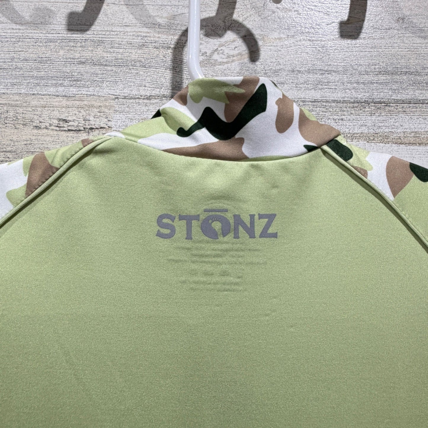 Stonz Sun Suit Infant 12-18M Camo Green UPF 50 Rash Guard NWT *Flawed*7