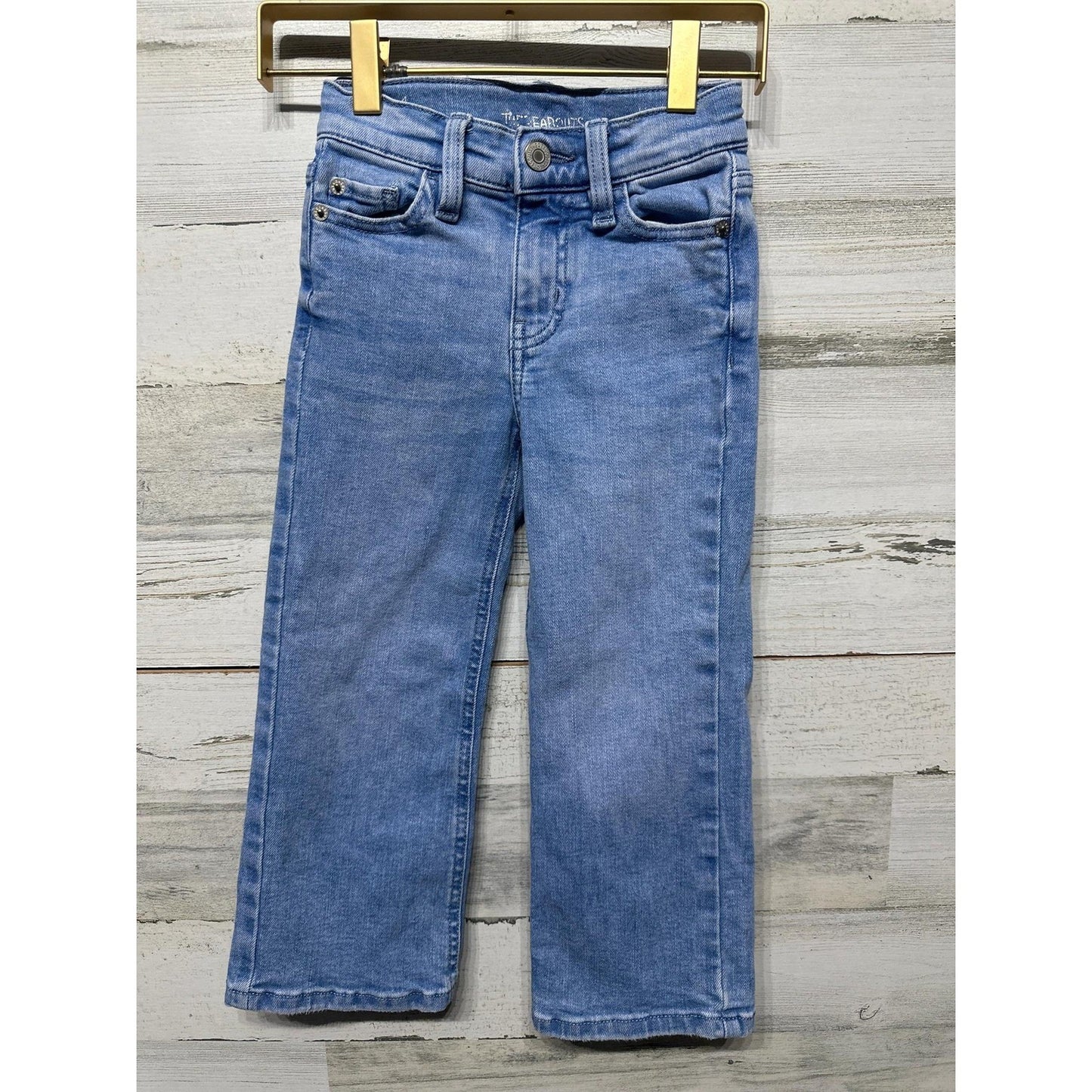Thereabouts Straight Leg Jeans Girls 4 Light Blue Denim EUC1