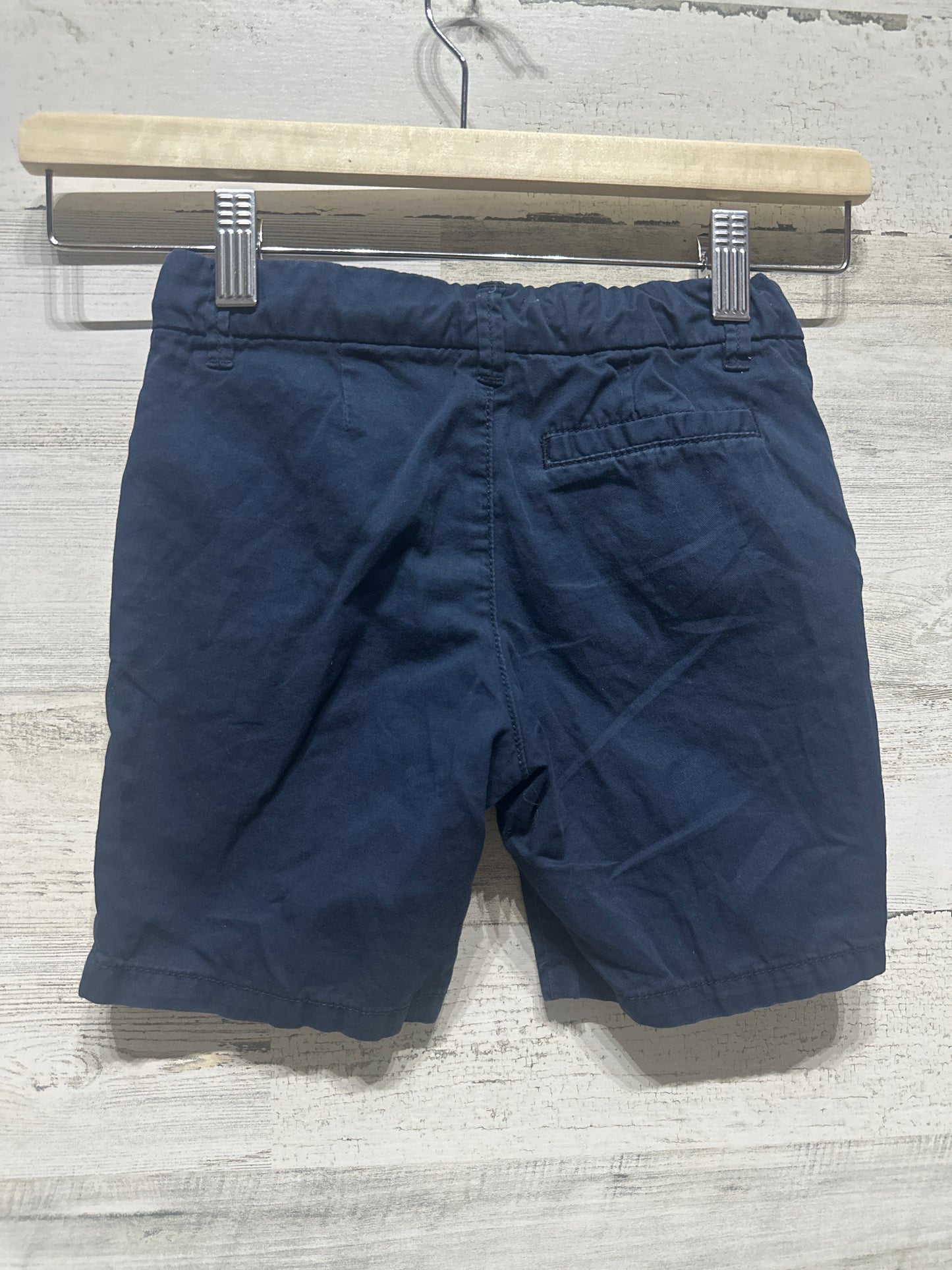 Boys Preowned Size 4t H&M Navy Adjustable Waist Shorts - Good Used Condition