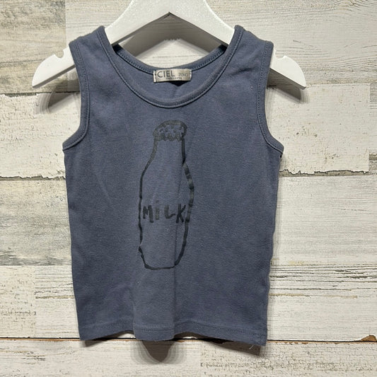 Girls Size 7 Ciel Milk Tank Top - Good Used Condition