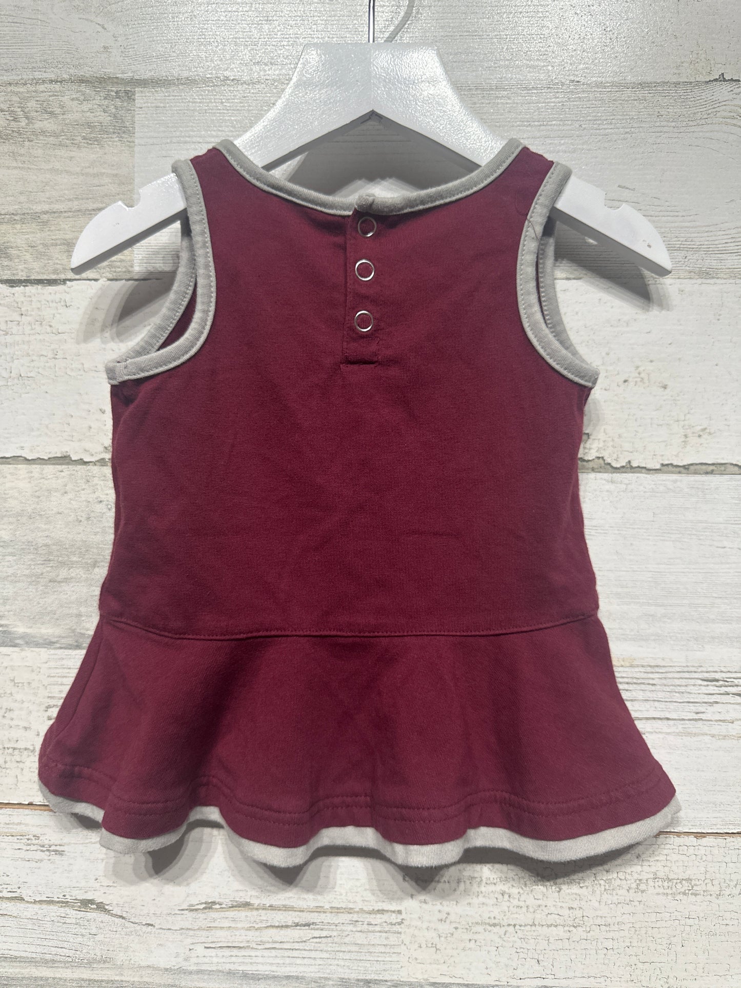 Girls Size 3-6m Team Athletics Texas A&M Embroidered Dress - Very Good Used Condition