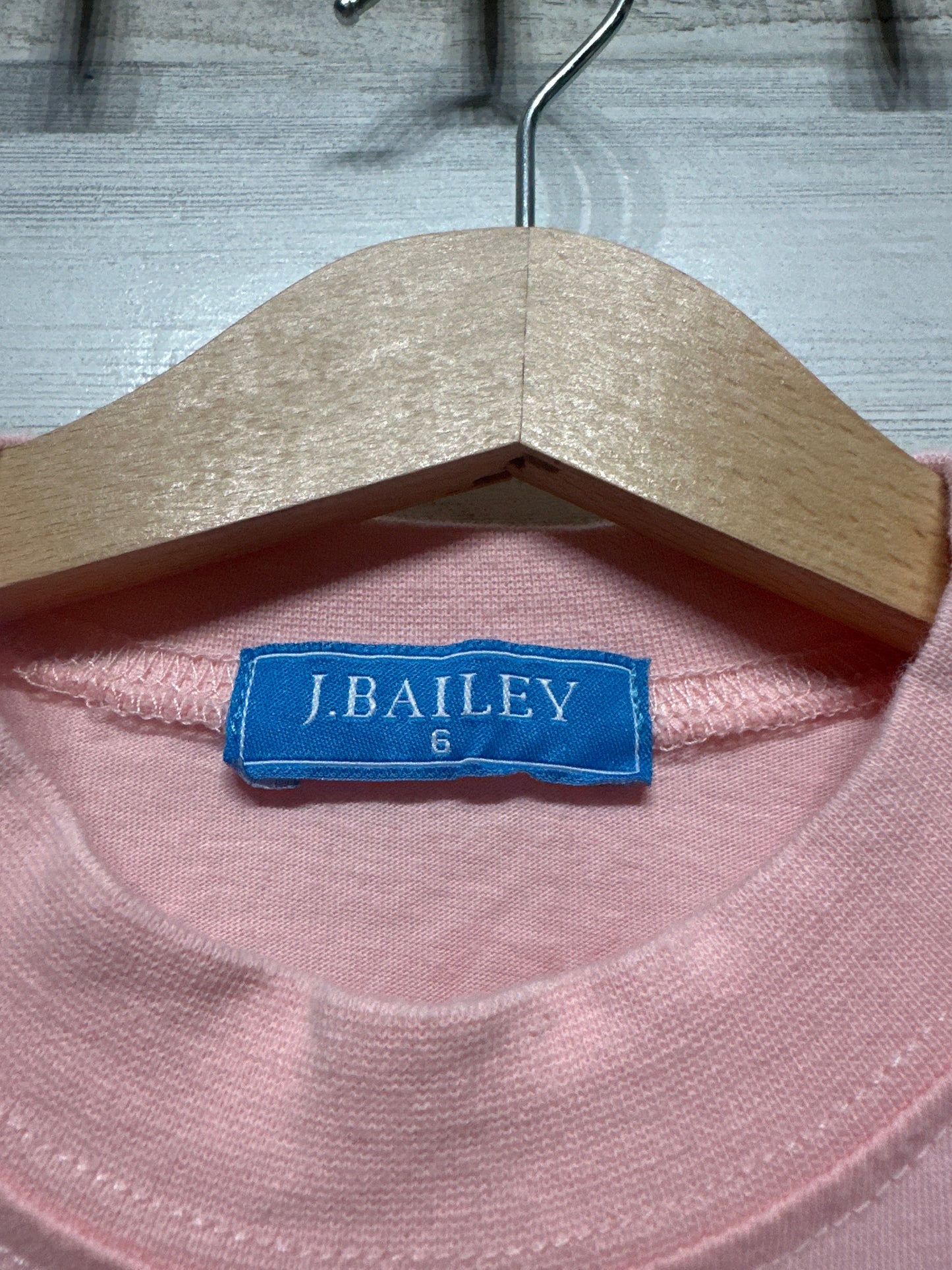 Size 6 J. Bailey Short Sleeve Snow Cone Shirt - Very Good Used Condition