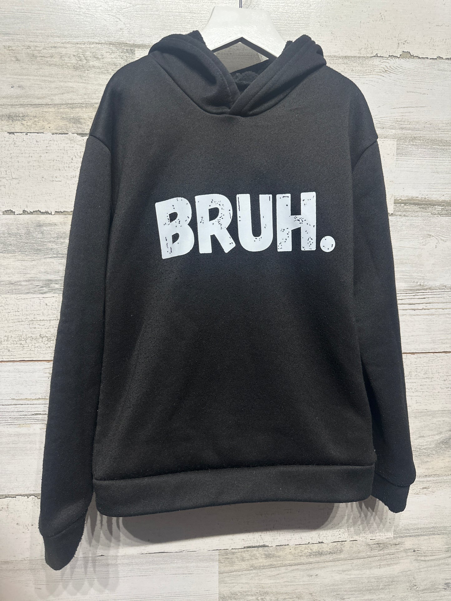 Fits Like Size 6 (Tagged 140) BRUH Hoodie - Good Used Condition*