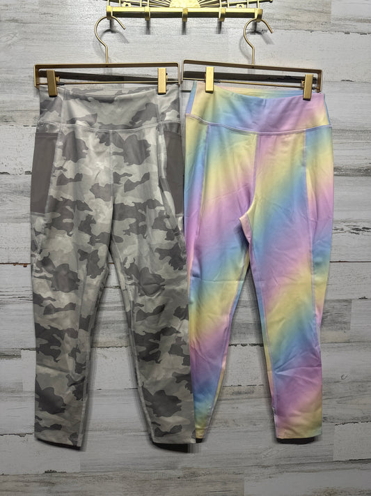 Size 10/12 Member's Mark Active Leggings (2 Pieces)  - Very Good Used Condition