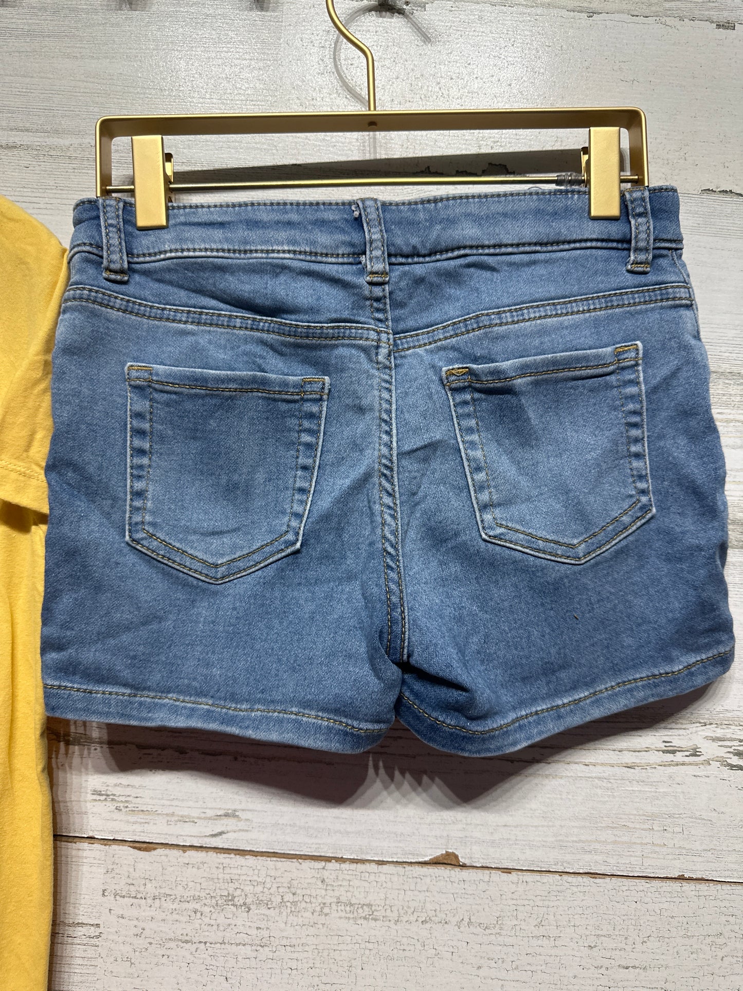 Size 10/12 Large Cat and Jack Short Sleeve/Shorts Clothing Lot (3 Pieces) - Very Good Used Condition