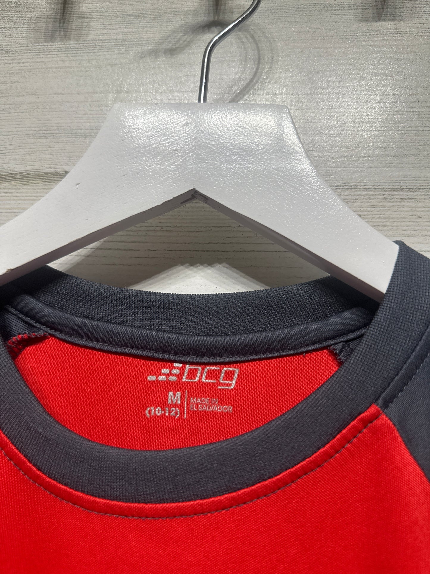 Boys Size Medium (10/12) BCG Too Fast For You Drifit Shirt - Very Good Used Condition