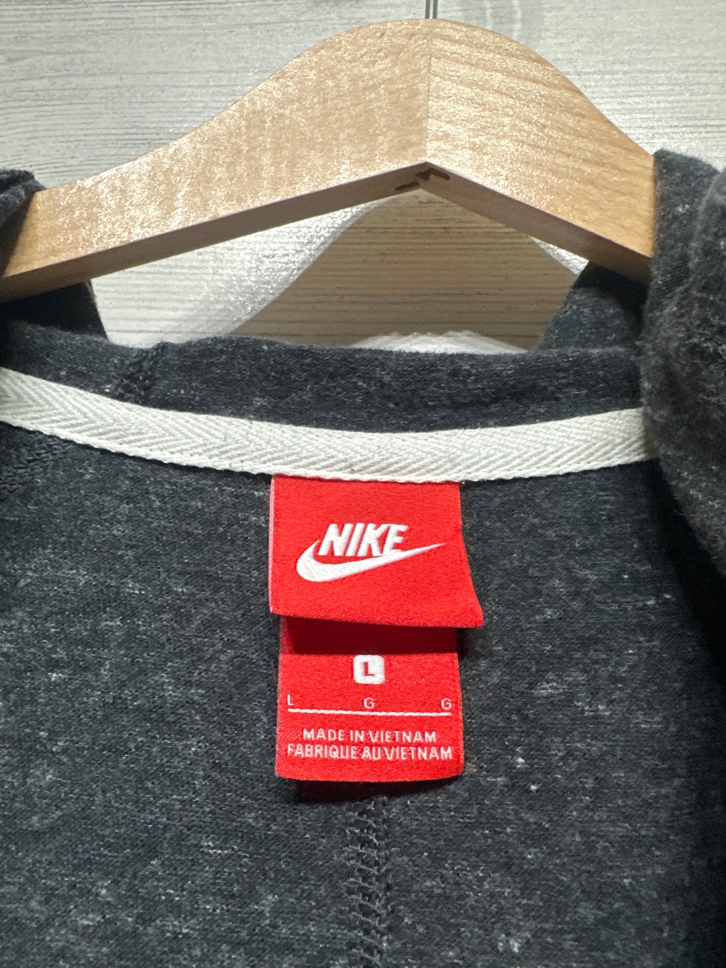 Girls Size Large Nike Hooded Zip Up Jacket - Very Good Used Condition