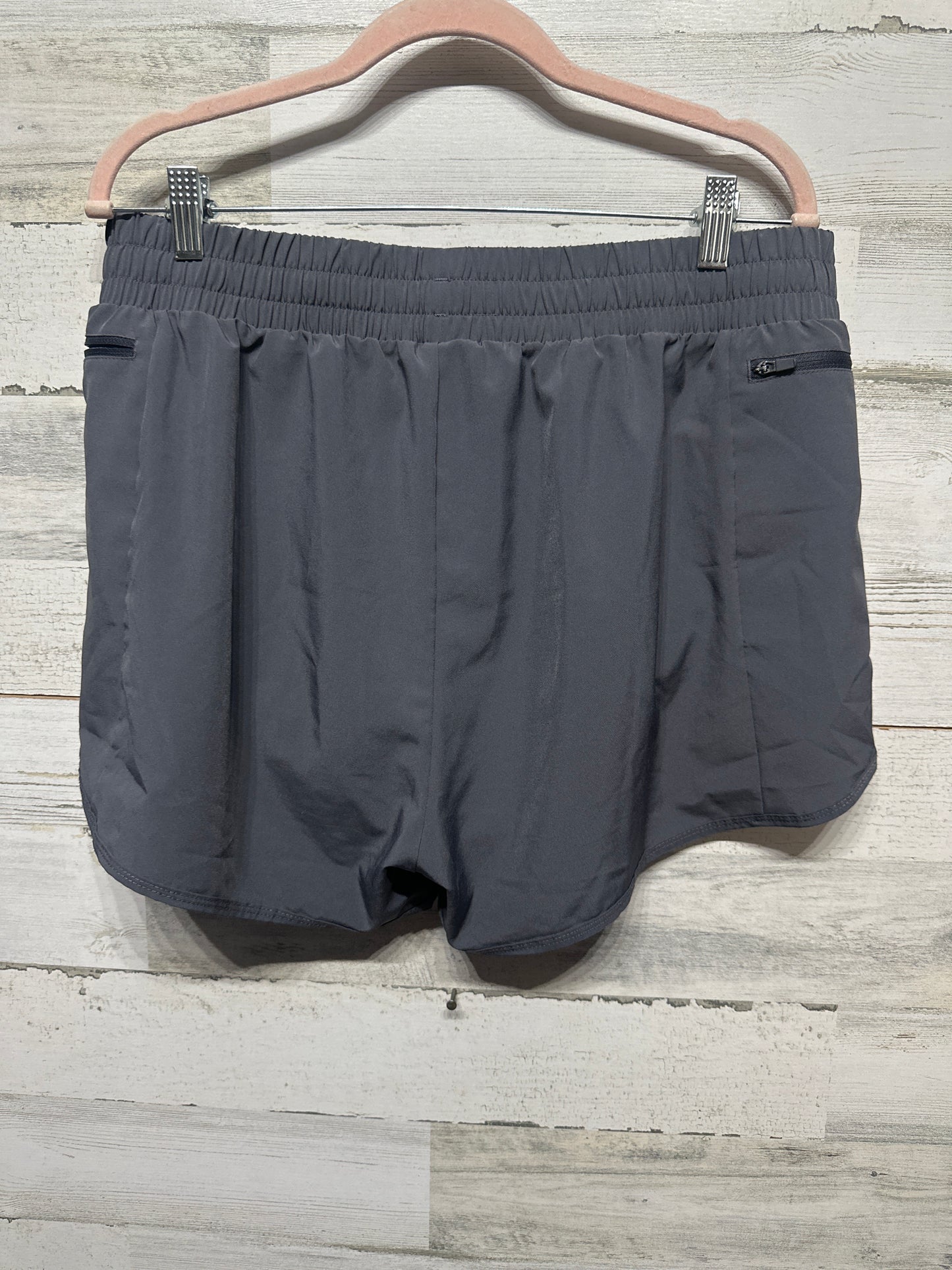 Women's Size XL Grey Lined Athletic Shorts - Very Good Used Condition
