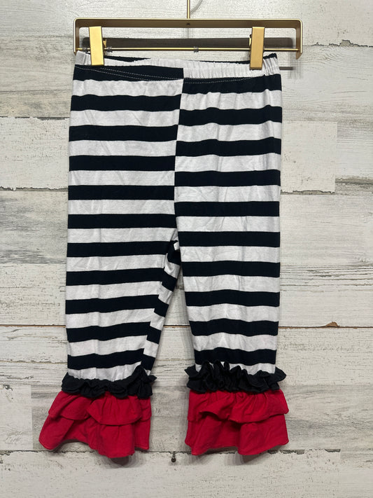 Fit Like Size 5/6 Striped Ruffle Pants - Very Good Used Condition