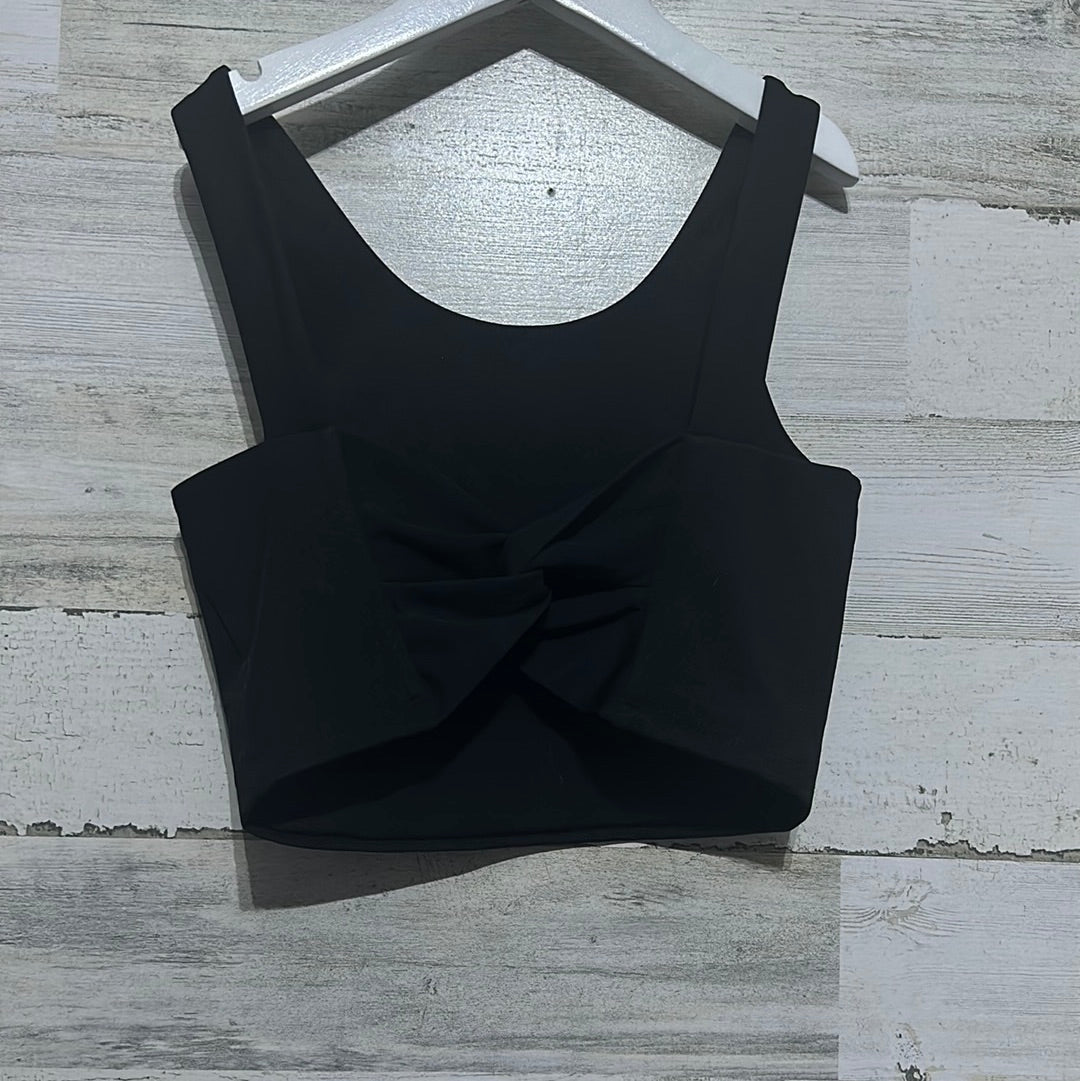 Girls Size Large (fits 10/12) NEM National Elite Miss rhinestone sports bra - good used condition