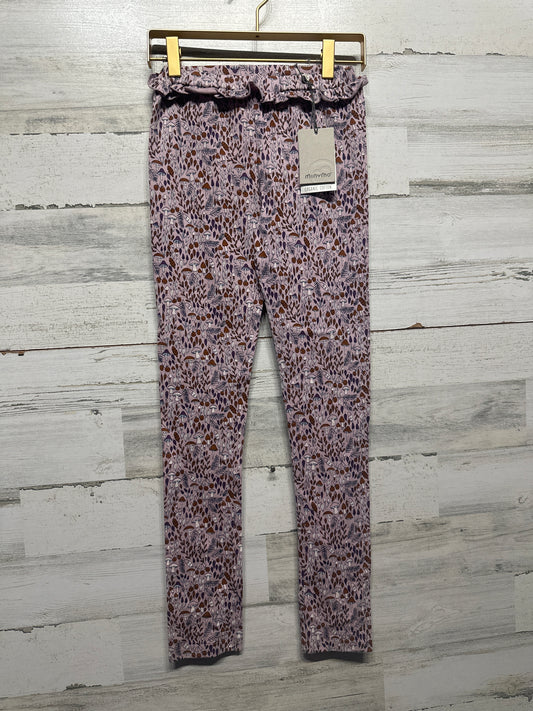 Size 10 MinyMo (Denmark) Organic Cotton Keepsake Lilac Leggings - New With Tags