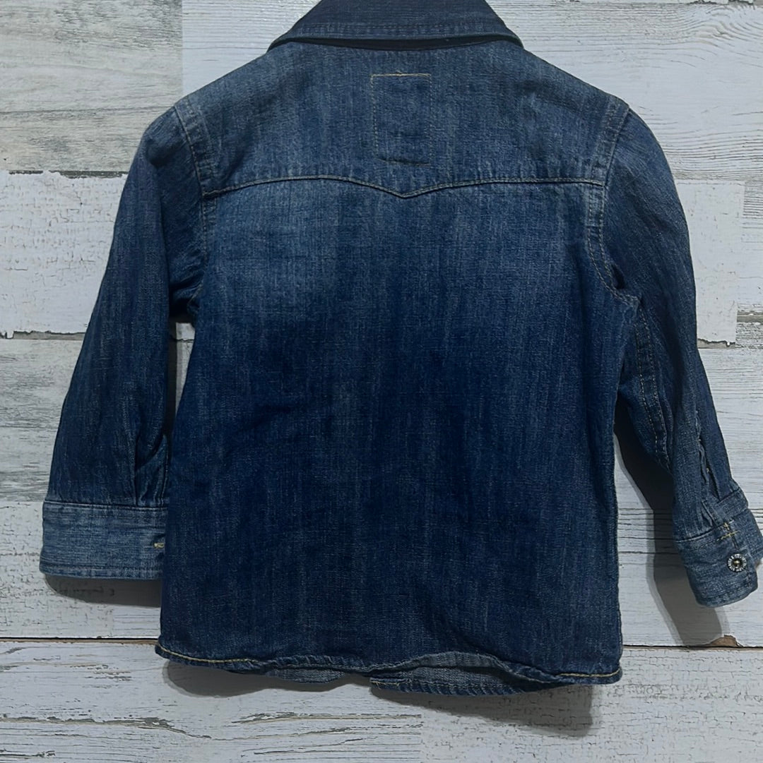 Size 18m Levi’s denim long sleeve button up shirt - very good used condition