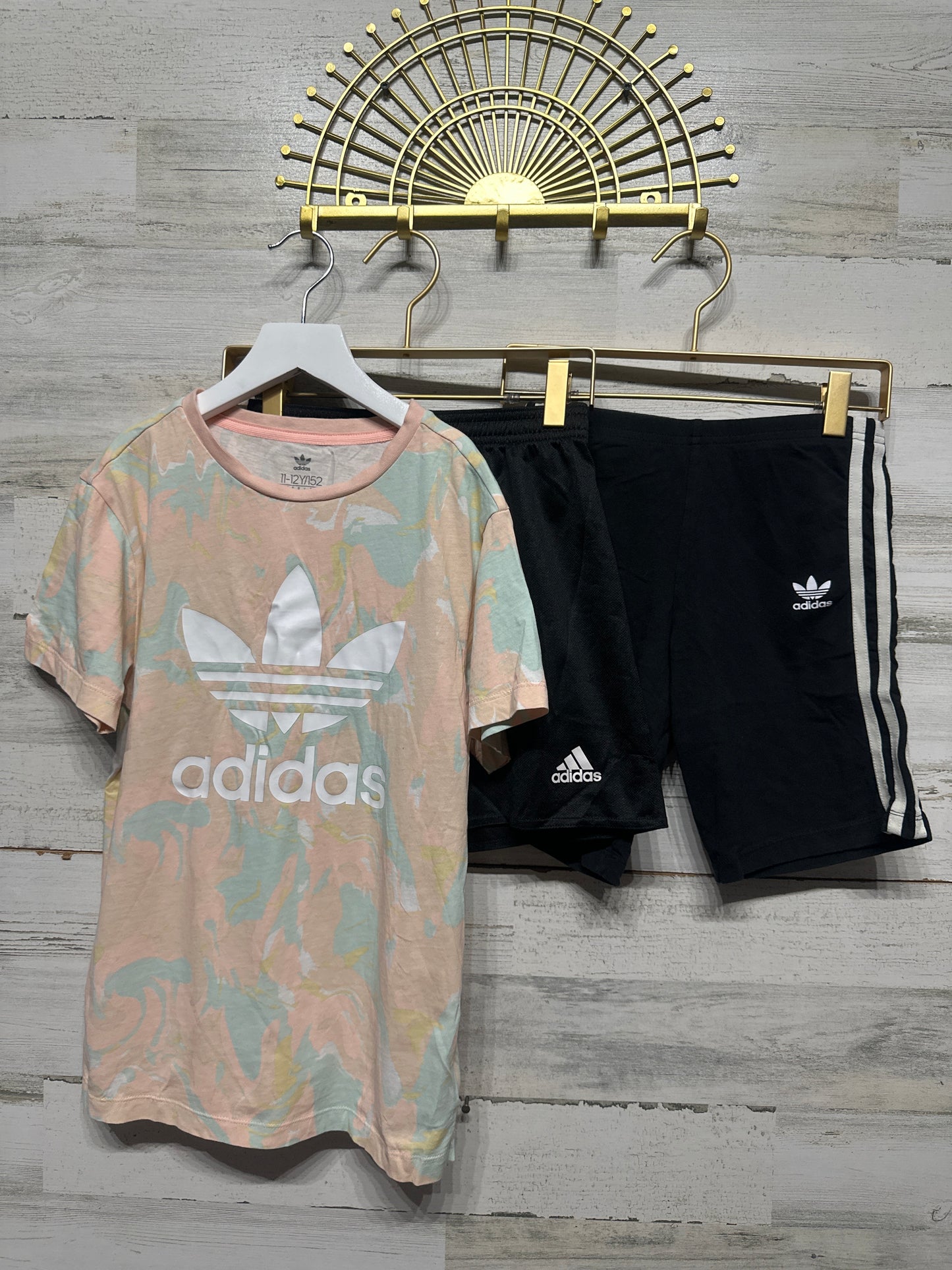 Size 11/12 Adidas Clothing Lot (3 Pieces) - Good Used Condition