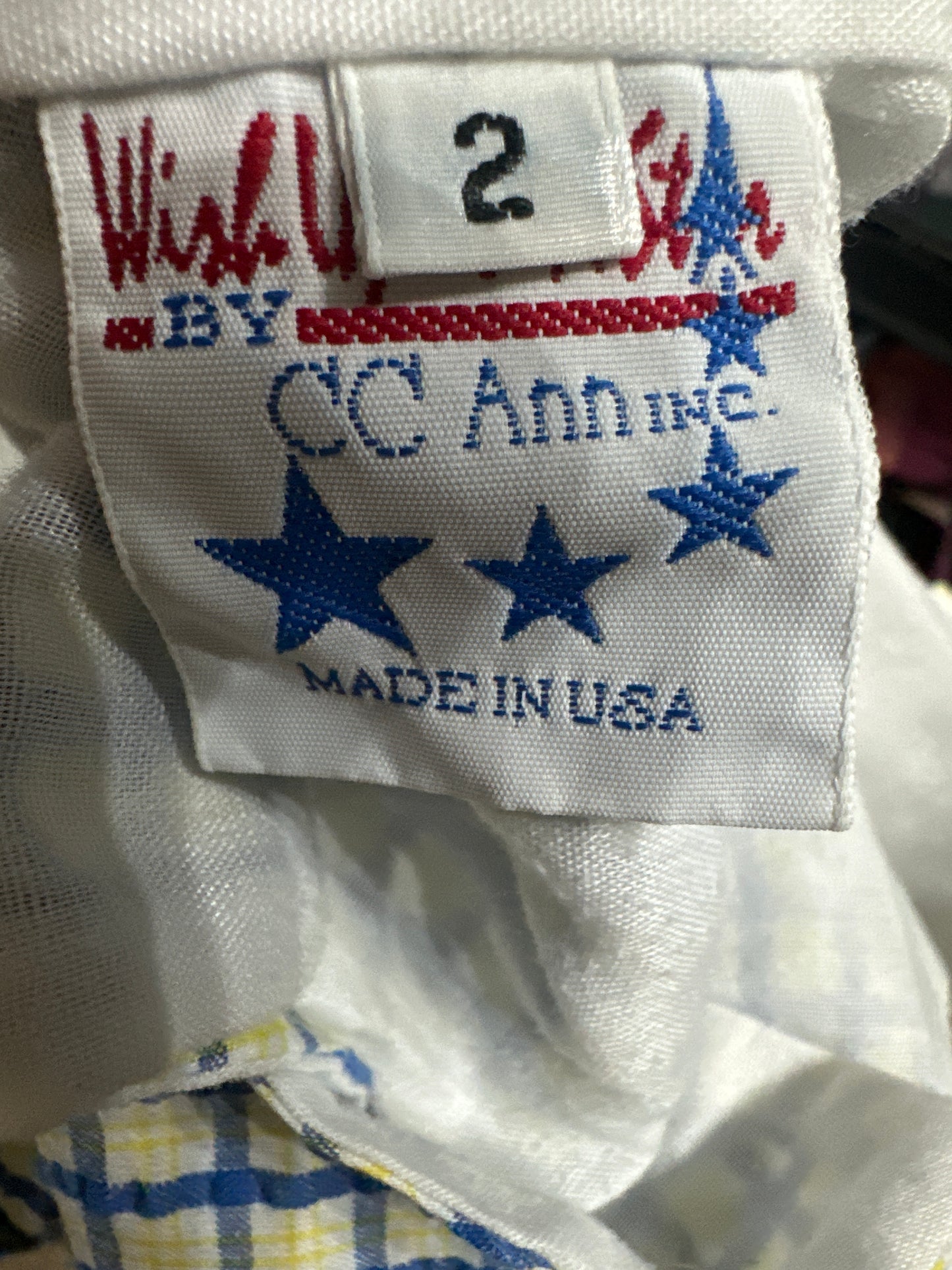 Boys Size 2 Wish Upon A Star Smocked Duck Jon Jon - Good Used Condition