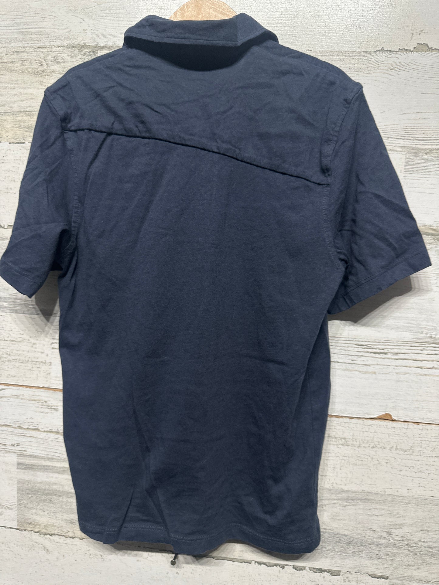 Boys Size 8 Small Volcom Navy Polo Shirt - Good Used Condition