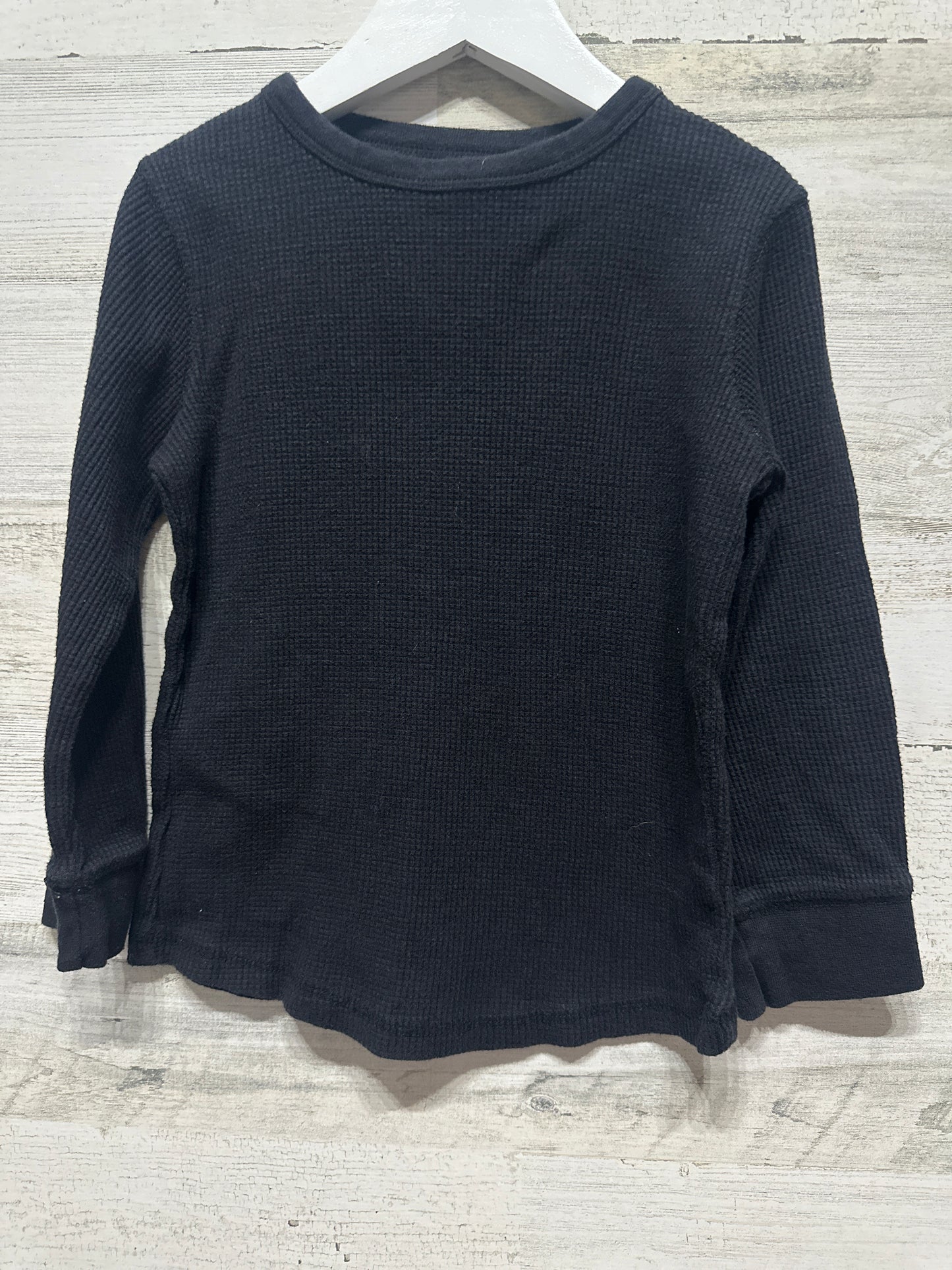 Boys Size 5t Okie Dokie Black Thermal Shirt - Very Good Used Condition