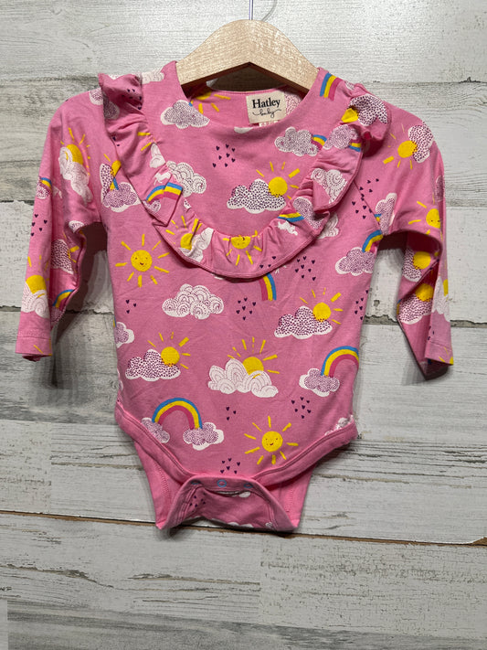 Size 6-9m Hatley Rainbow Sunshine Modal Bodysuit - New With Tags
