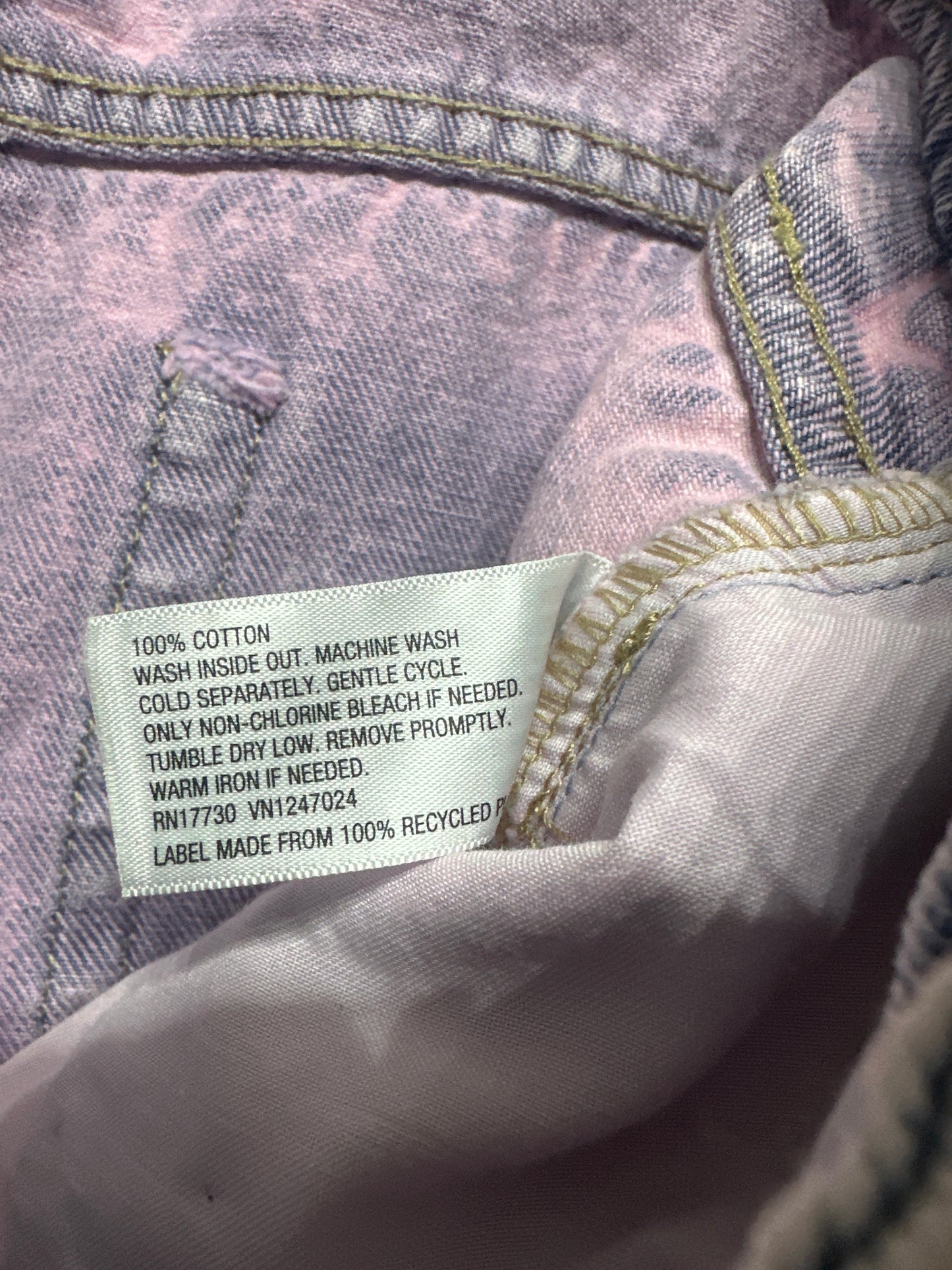 Women's Size 10 Wild Fable Pinkwashed Distressed High Rise Bermuda Shorts - Very Good Used Condition