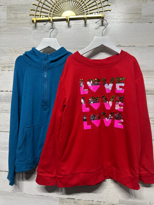 Size 10/12 Long Sleeve Lot (2 Pieces) - Very Good Used Condition