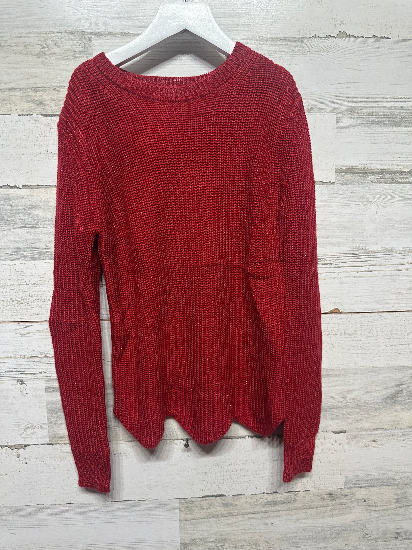 Size 8/10 Medium Copper Key Red Sweater - Very Good Used Condition