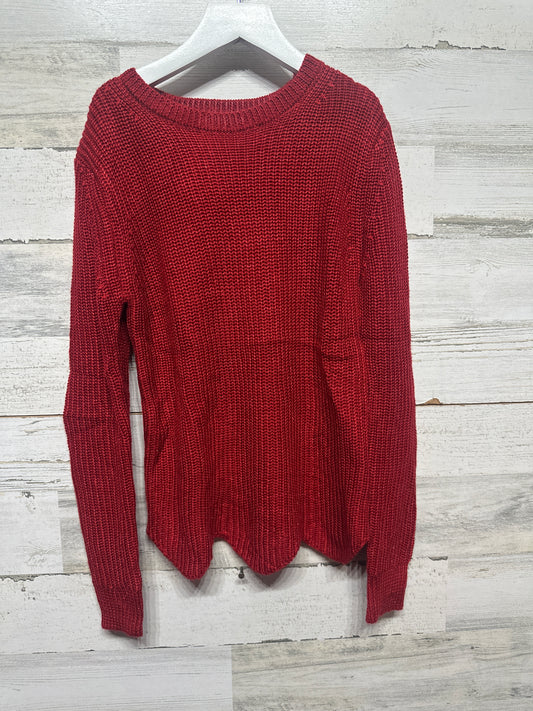 Size 8/10 Medium Copper Key Red Sweater - Very Good Used Condition
