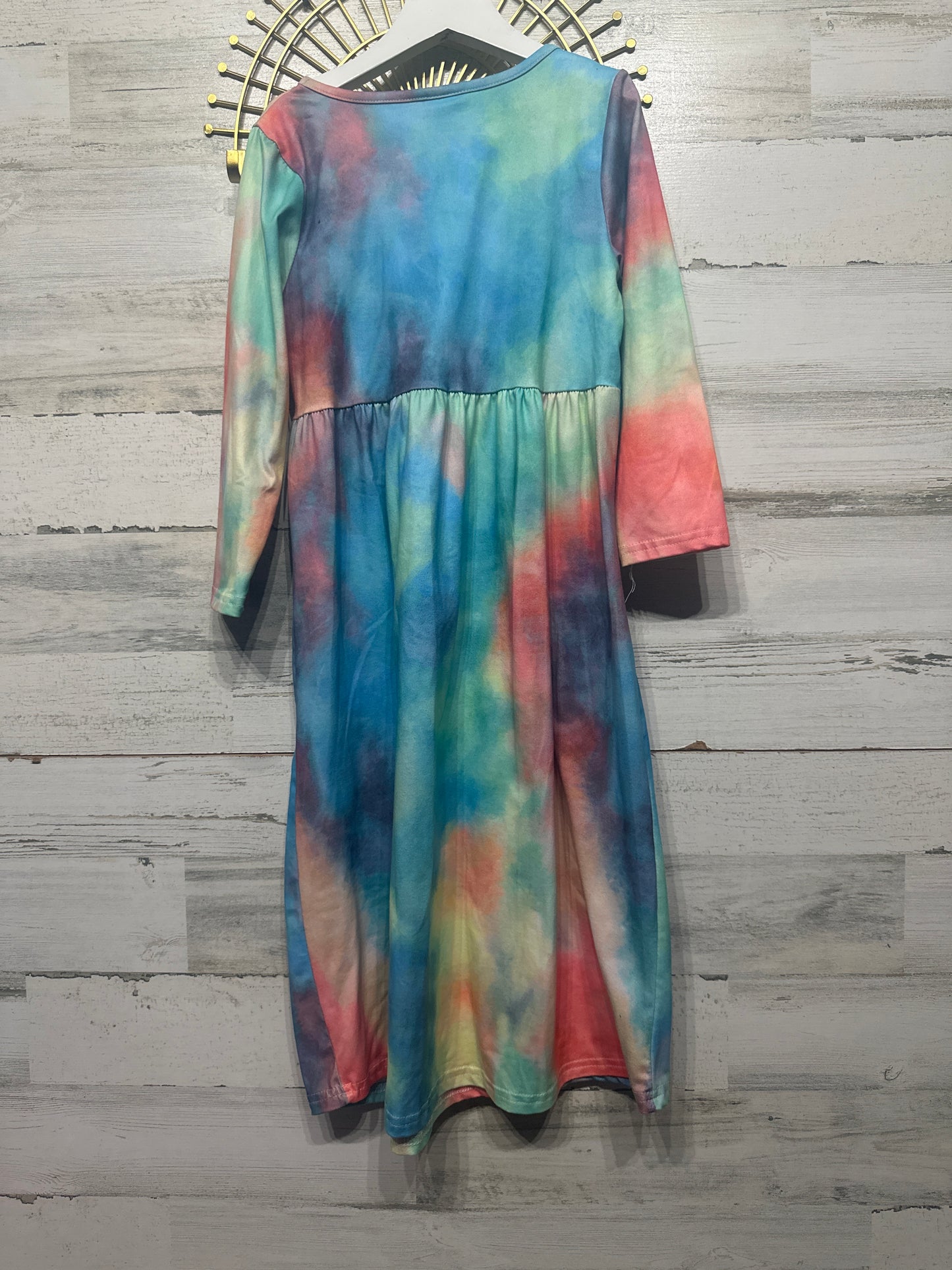 Girls Size 6-7 Tie Dye Dress - Good Used Condition