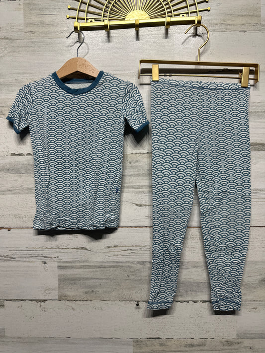 Size 5 Kickee Pants Bamboo Pajama Set - Good Used Condition*