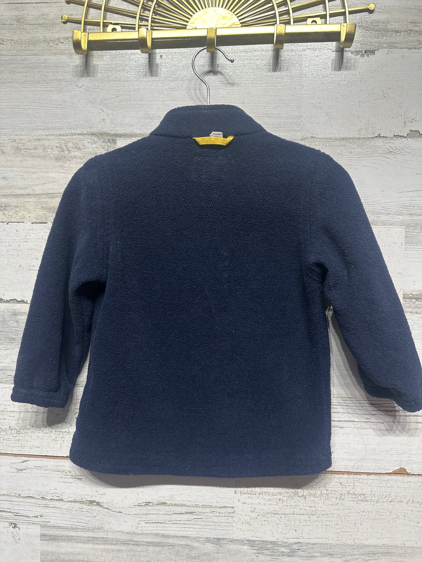 Fleece Zip Jacket - Navy Blue - The Children’s Place - Boys Size 24m - Good Used Condition
