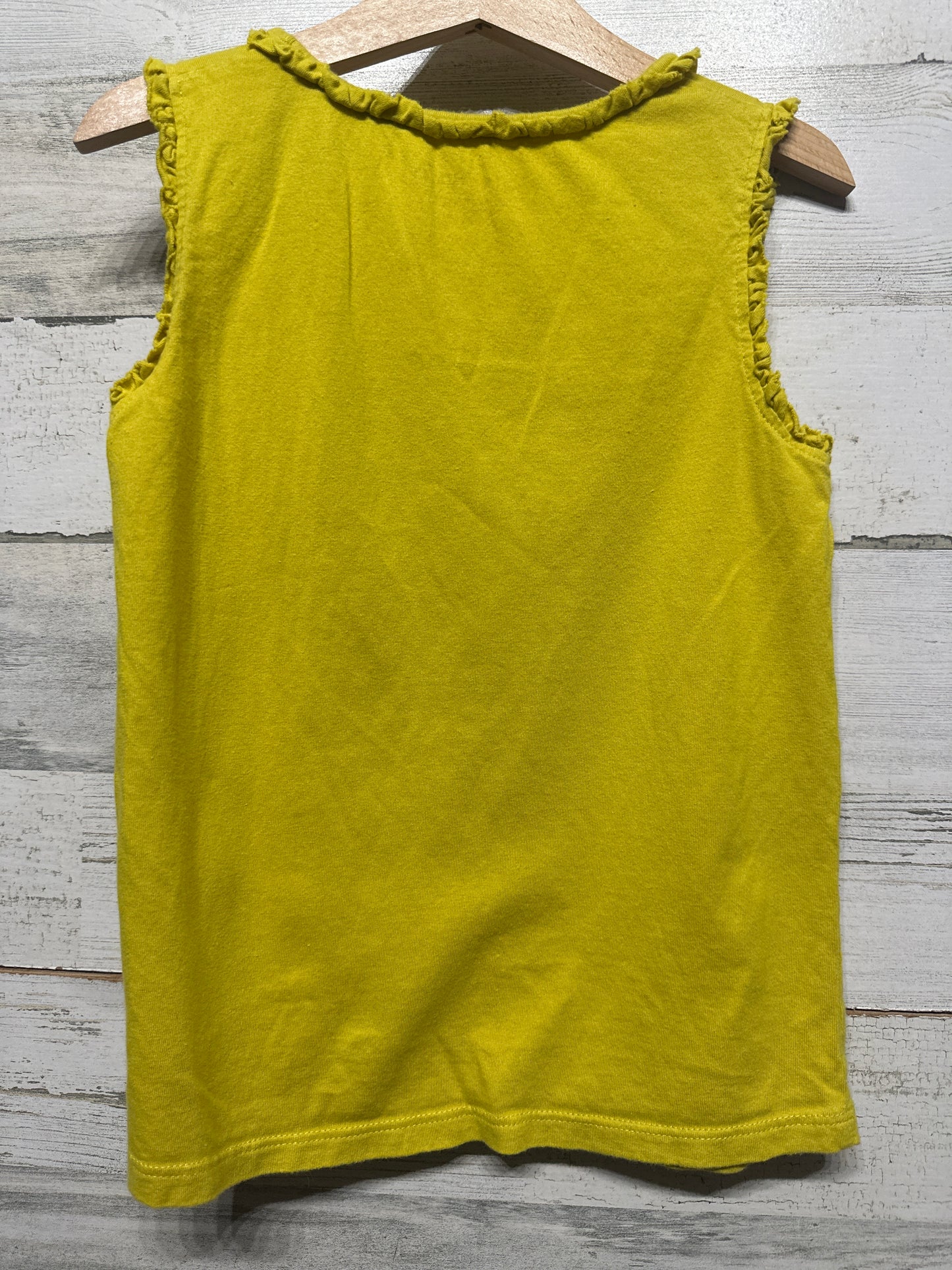 Size 7-8 Mini Boden Sleeveless Ruffle Shirt - Good Used Condition*