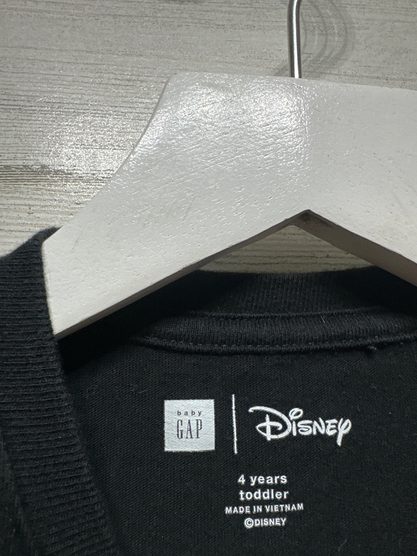 Boys Size 4 Disney Gap Mickey Mouse Long Sleeve Shirt - Very Good Used Condition