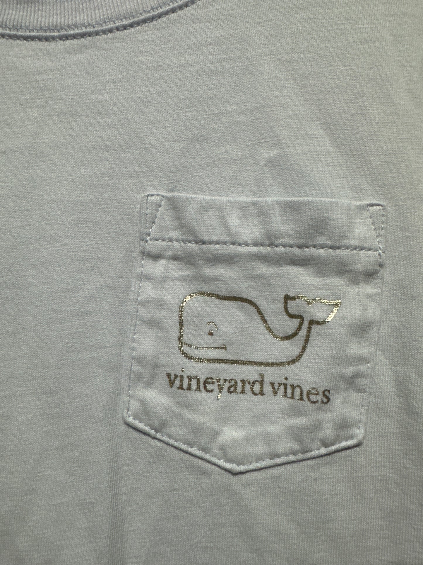 Girls Size 7-8 Small Vineyard Vines Long Sleeve Shirt - Very Good Used Condition
