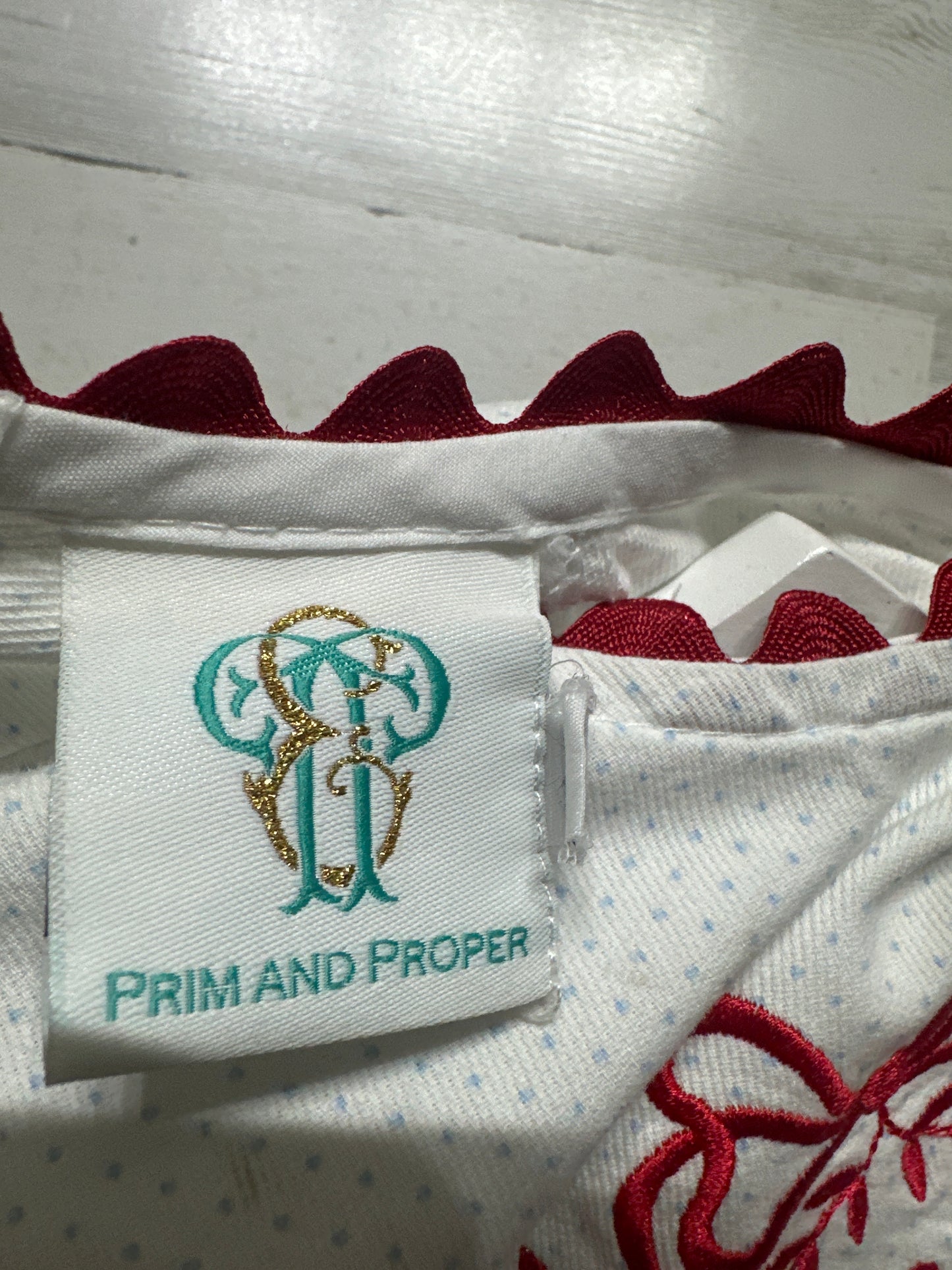 Size 4t Prim and Proper Embroidered “L” Dress - Play Condition*