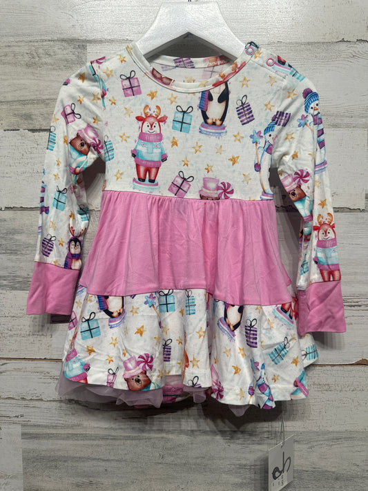 Size 2t Birdie Bean Bamboo Fritz Holiday Twirl Dress - New With Tags
