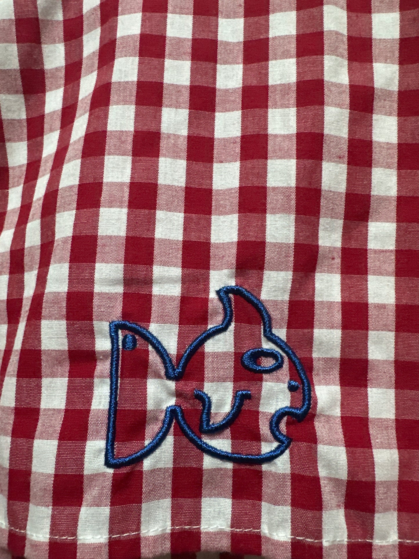 Girls Size 2t Prodoh Red Plaid Fishing Dress - Very Good Used Condition