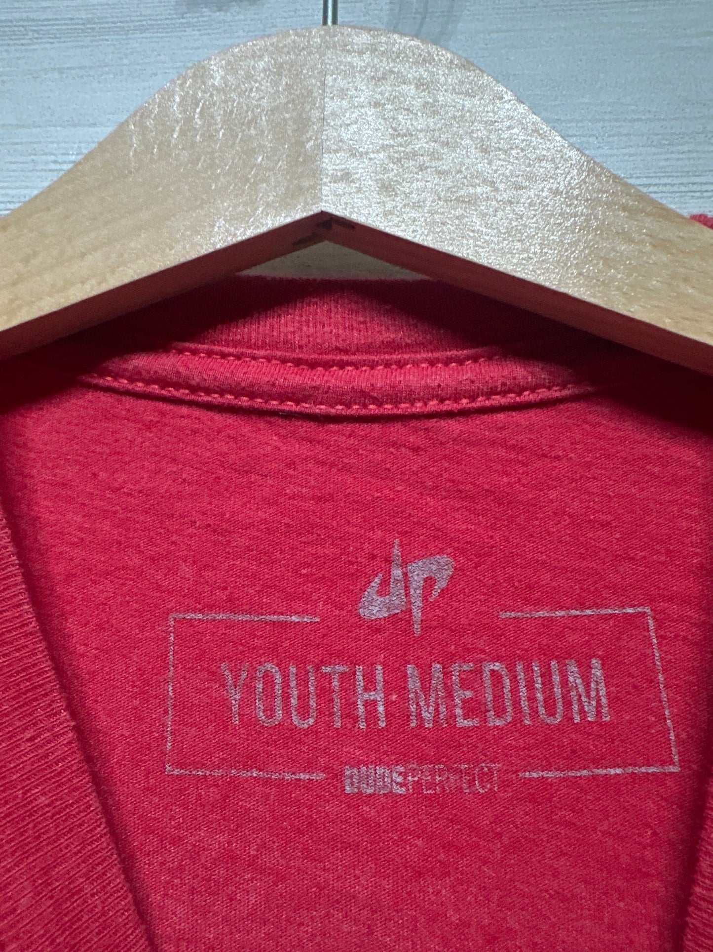Boys Size Youth Medium 8 Dude Perfect Red Shirt - Play Condition*