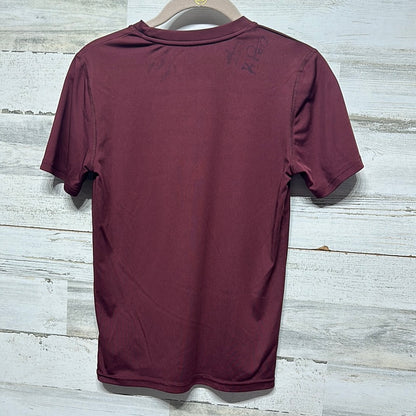 Boys Size 10-12 Adidas Texas ATM A&M / Aggies Drifit Material Shirt With Signatures - Good Used Condition