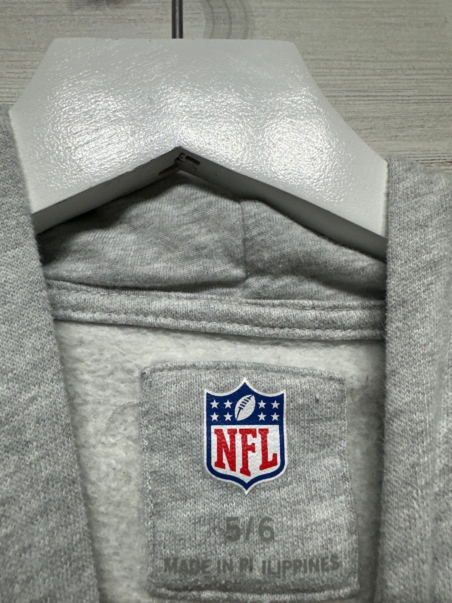 Boys Size 5/6 National Football League NFL Hoodie - Very Good Used Condition