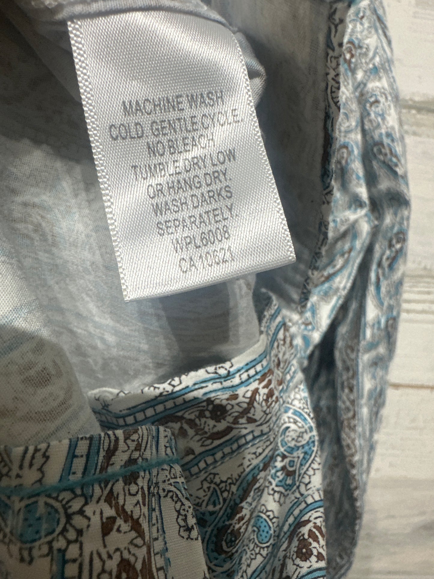 Men’s Size Medium Panhandle Rough Stock Western Pearl-snap Shirt - Very Good Used Condition