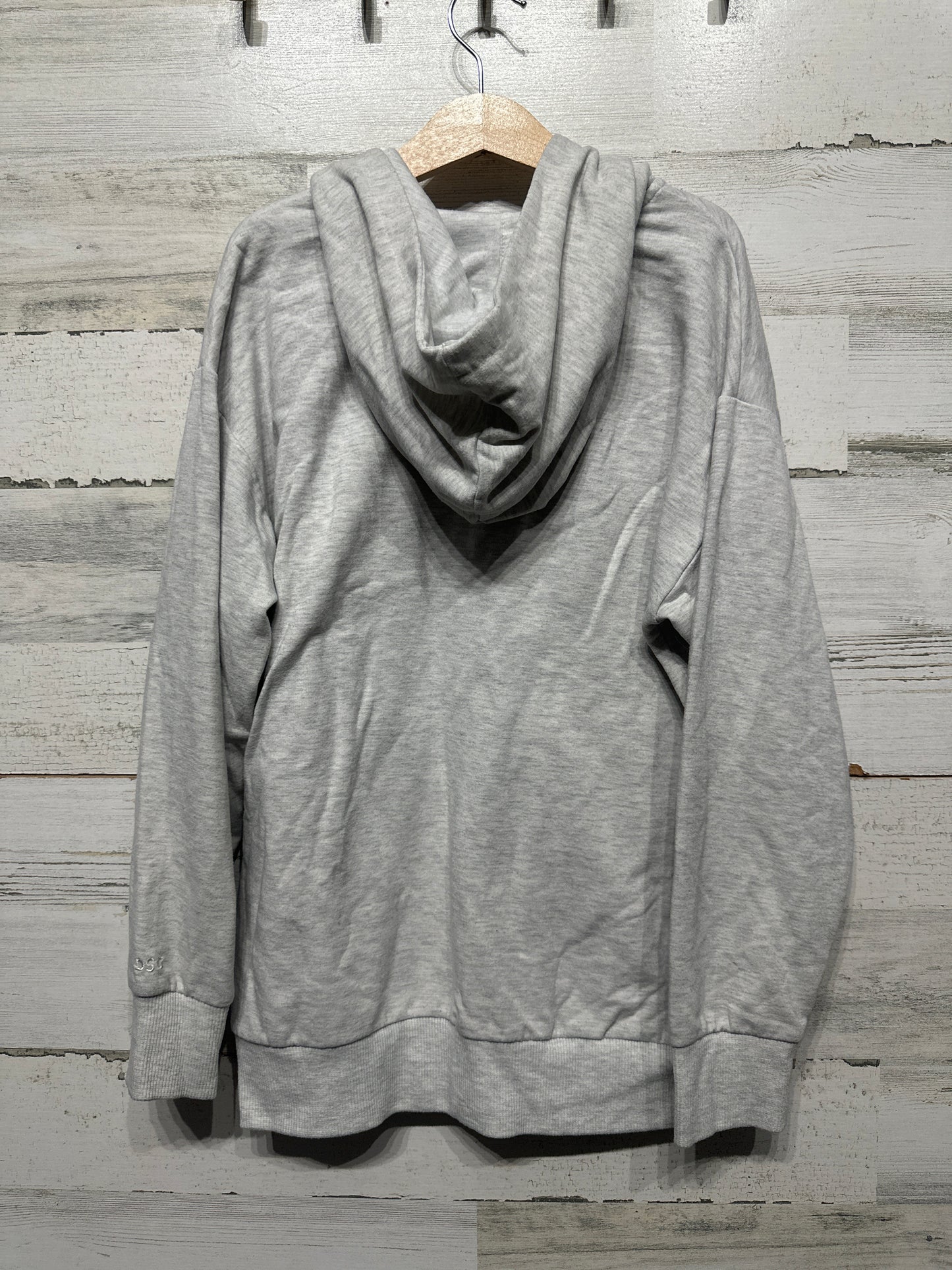 Girls Size Medium (10-12) DSG Grey Hooded Zip Up Jacket - Good Used Condition