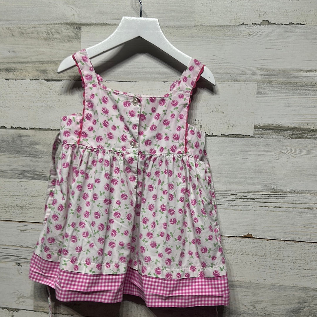 Girls Size 3t Brooks Fitch Apparel Pink Floral Dress - Play Condition