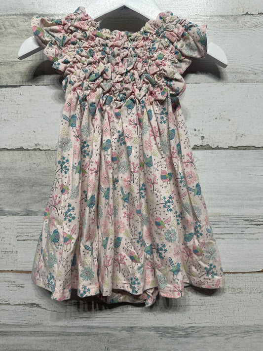 Size 6-9m Feather Baby Pima Regal Bird Dress With Matching Bloomers - New With Tags