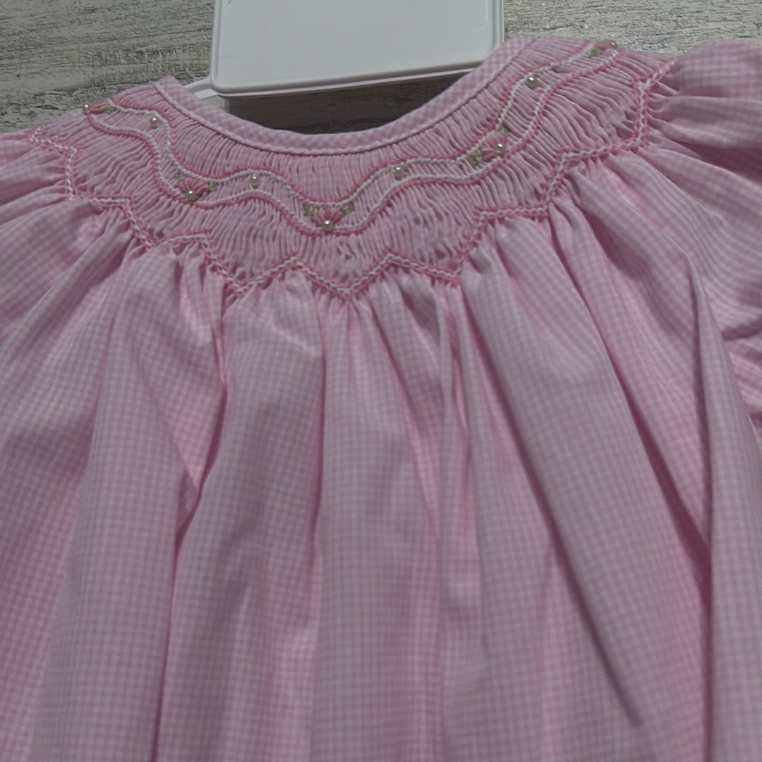 Girls Petit Ami Bishop Zig Zag Smocked Dress with Bloomers - new with tags