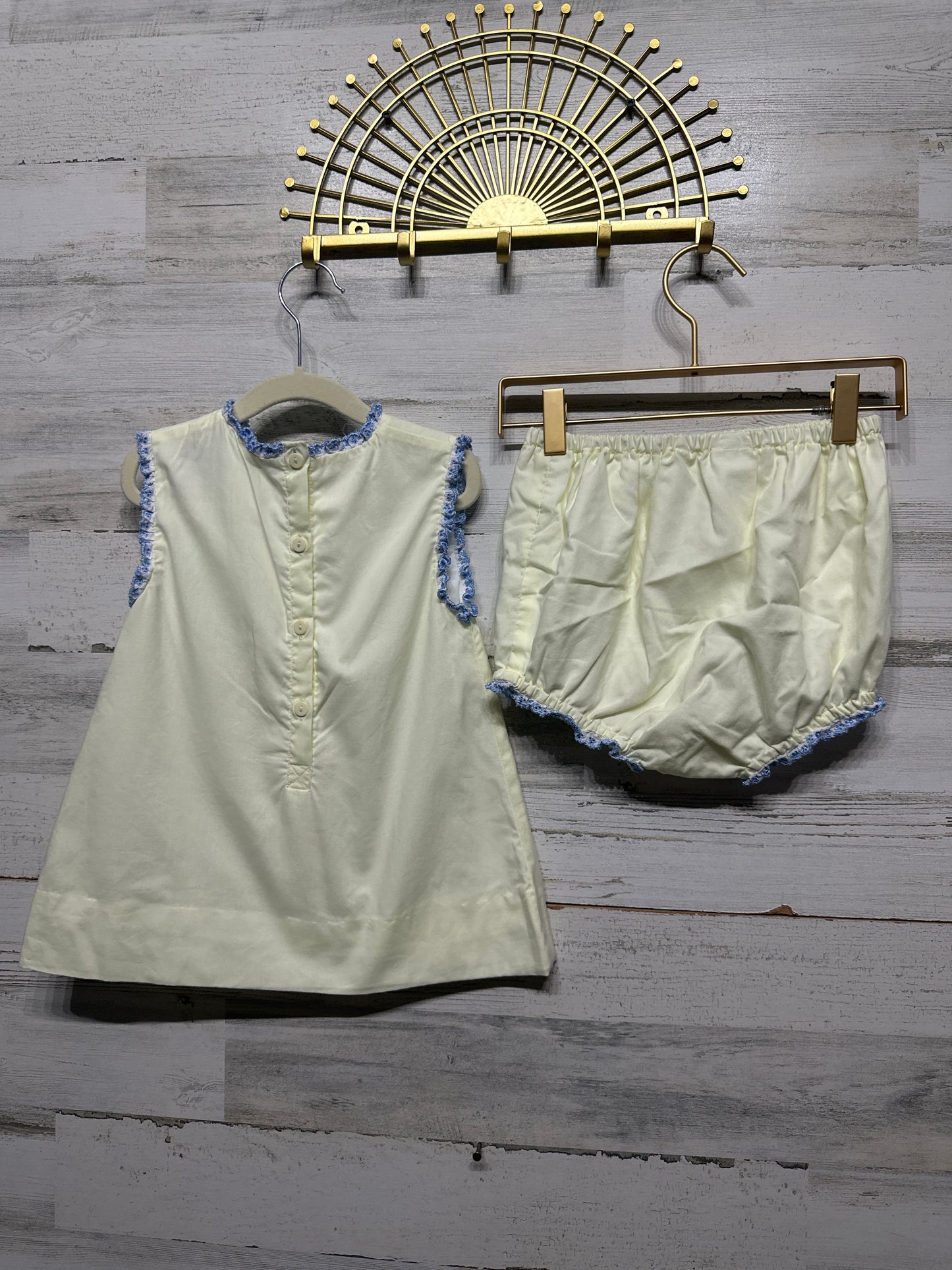 Size 5 Purple Pearl Pale Yellow Bloomer Set - Play Condition*